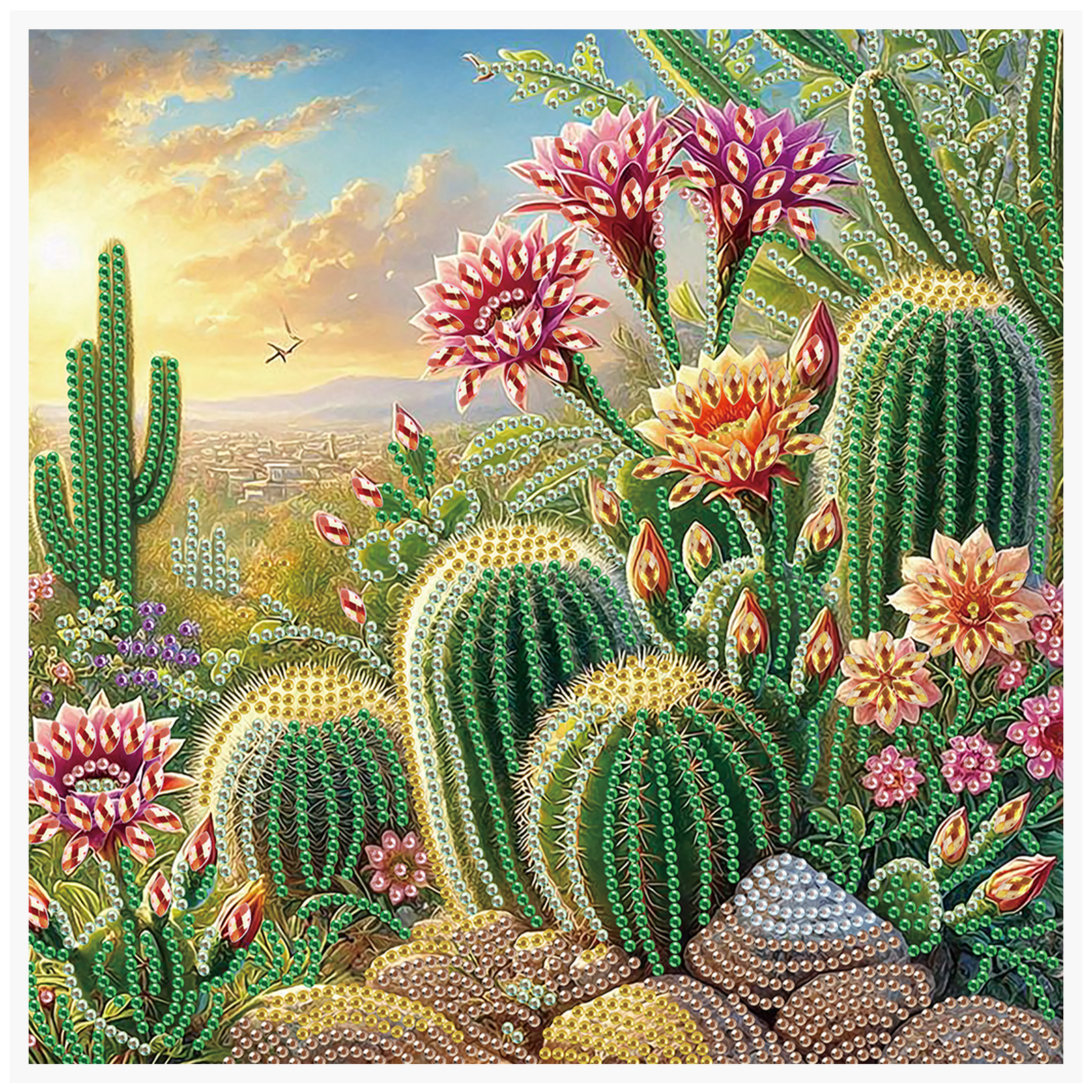 Art Craft Website - 5D DIY Diamond Painting Flower Kit