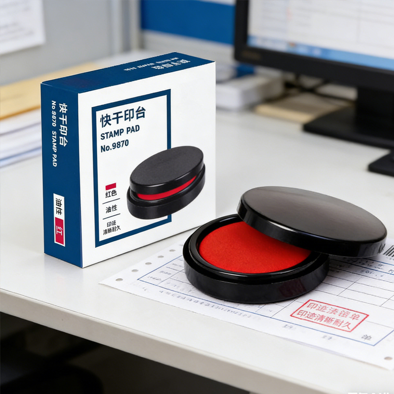 Stamping Ink Pad - 1pcs Red Ink Pad for Stamping