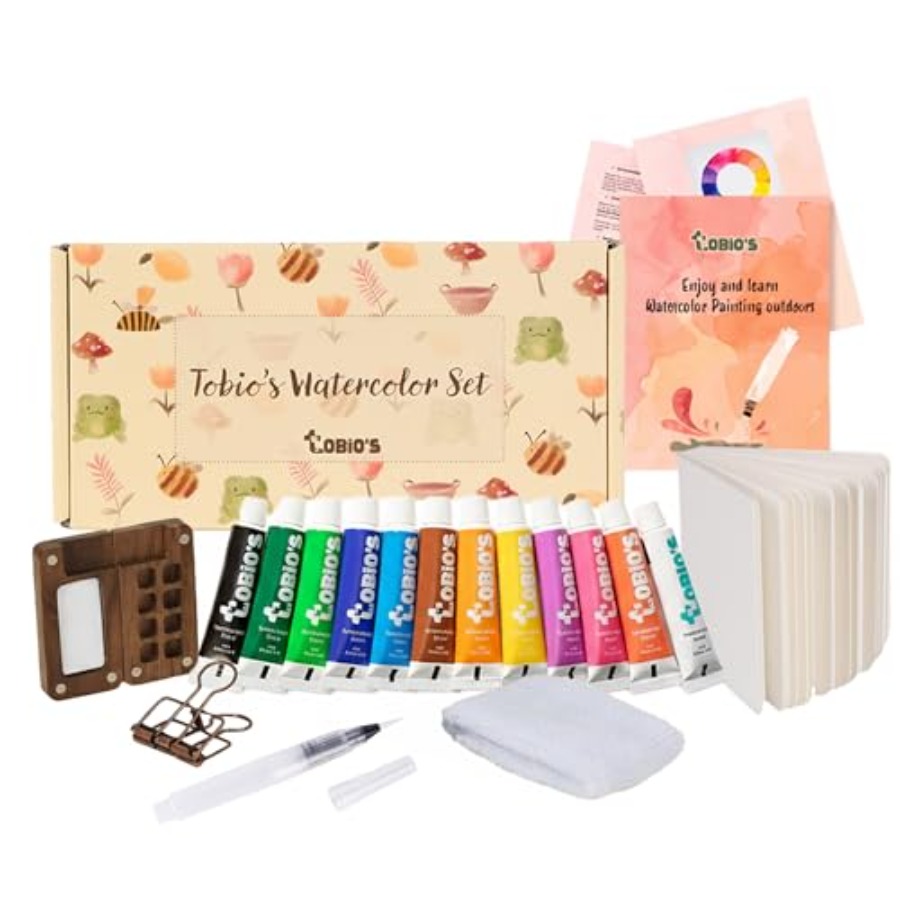 Art & Craft Of Problem Solving - Original Mini Wooden Watercolor Paint Set