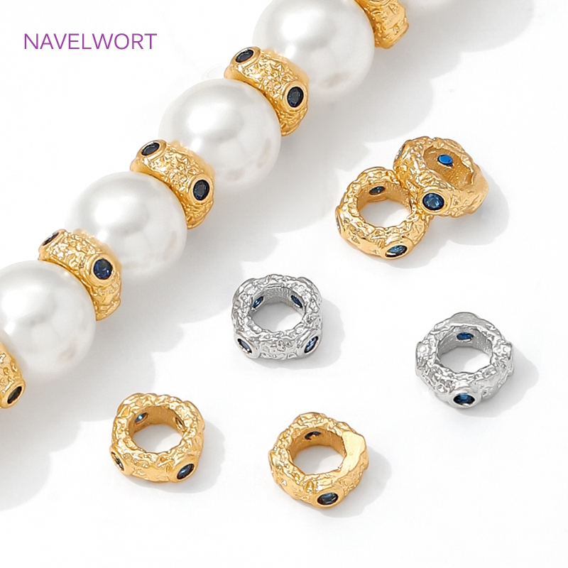 Art Craft Accessories - Beads Separators 18K Gold Plated With