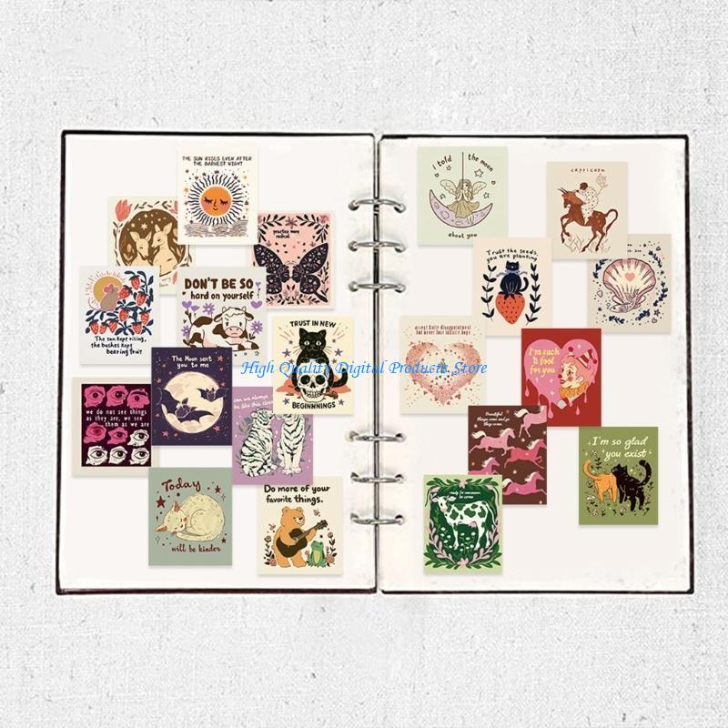 Art Craft Doodle - U2JE Whimsical Doodles Stickers Reusable PVC