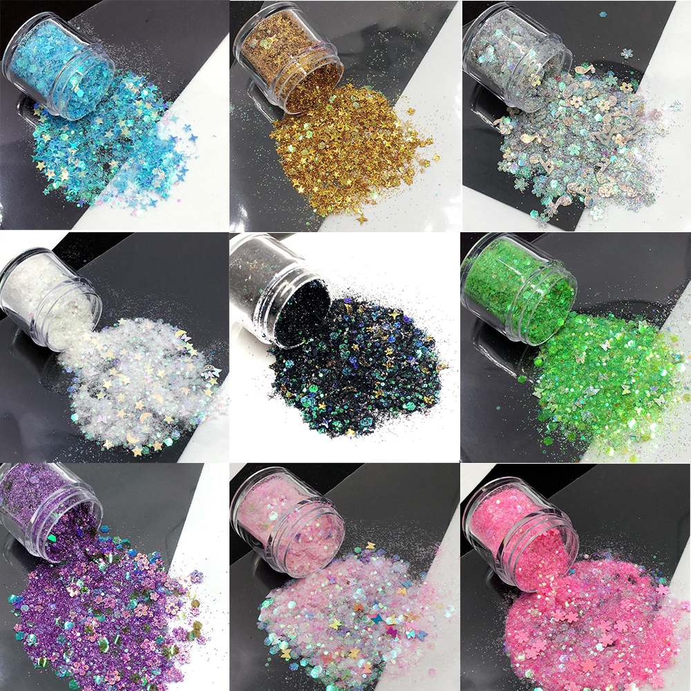 The Art And Craft Of Jewelry - 10ml/Box Glitter Epoxy Resin Fillings Mix