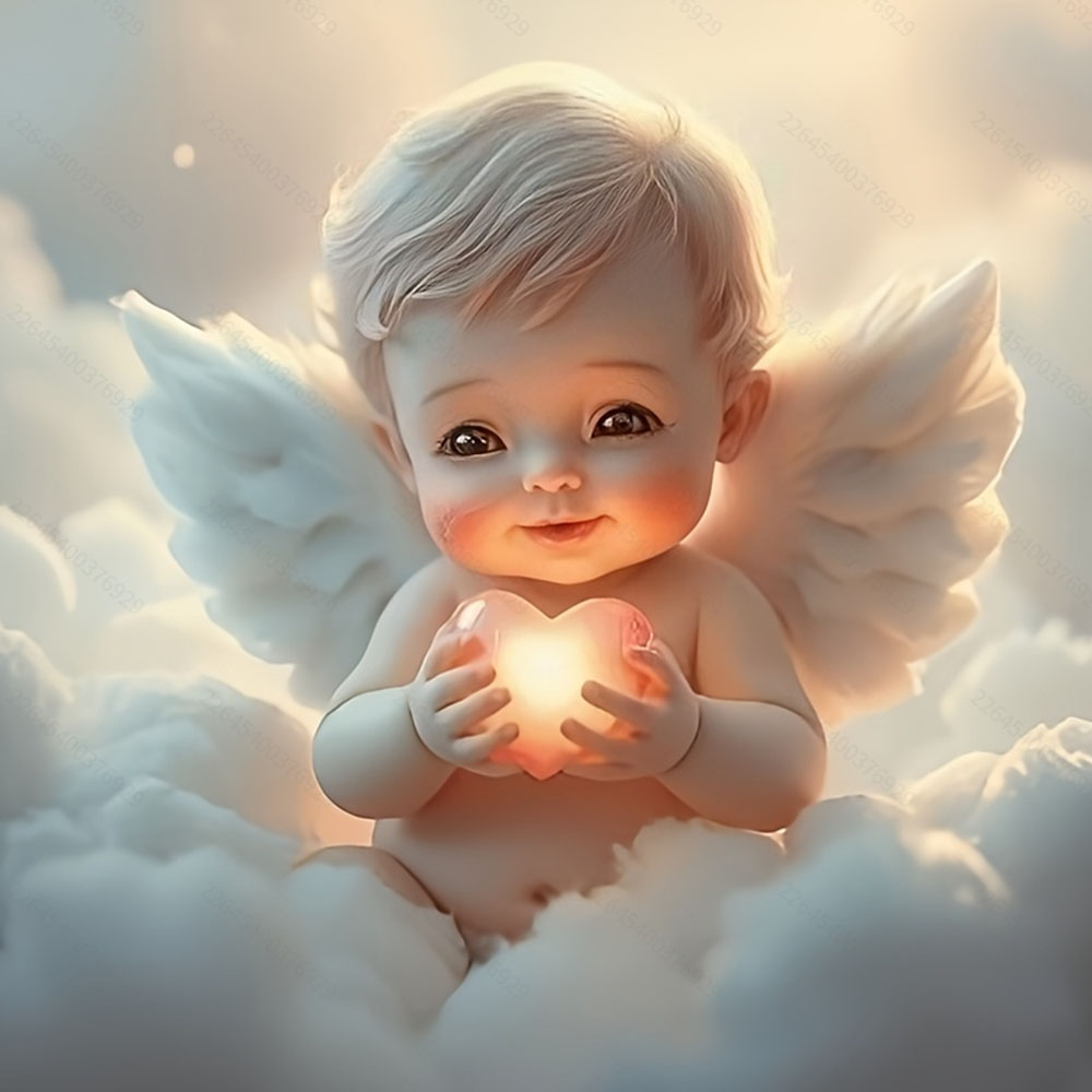 Art Craft For Adults - Love Little Angel Diamond Painting Set