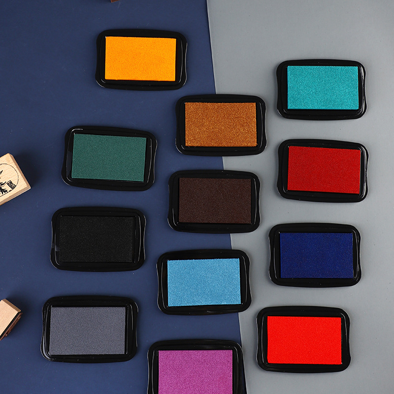 Stamping Ink Pad - 12 Colors Large Size Vintage Inkpad