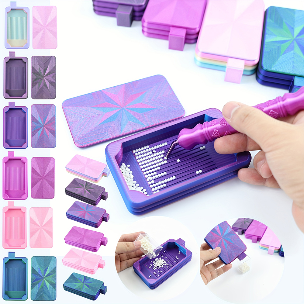 Art Craft Accessories - Gradient Color Diamond Art Tray With