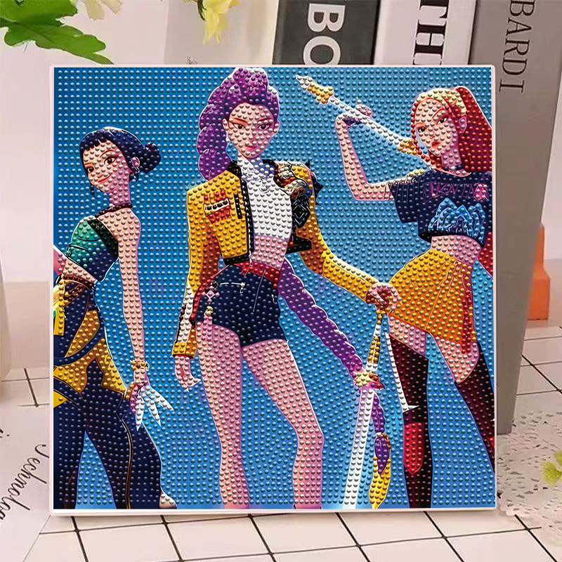 Art Craft Website - Anime Gilrs Lumi Mila Zoi K-pop