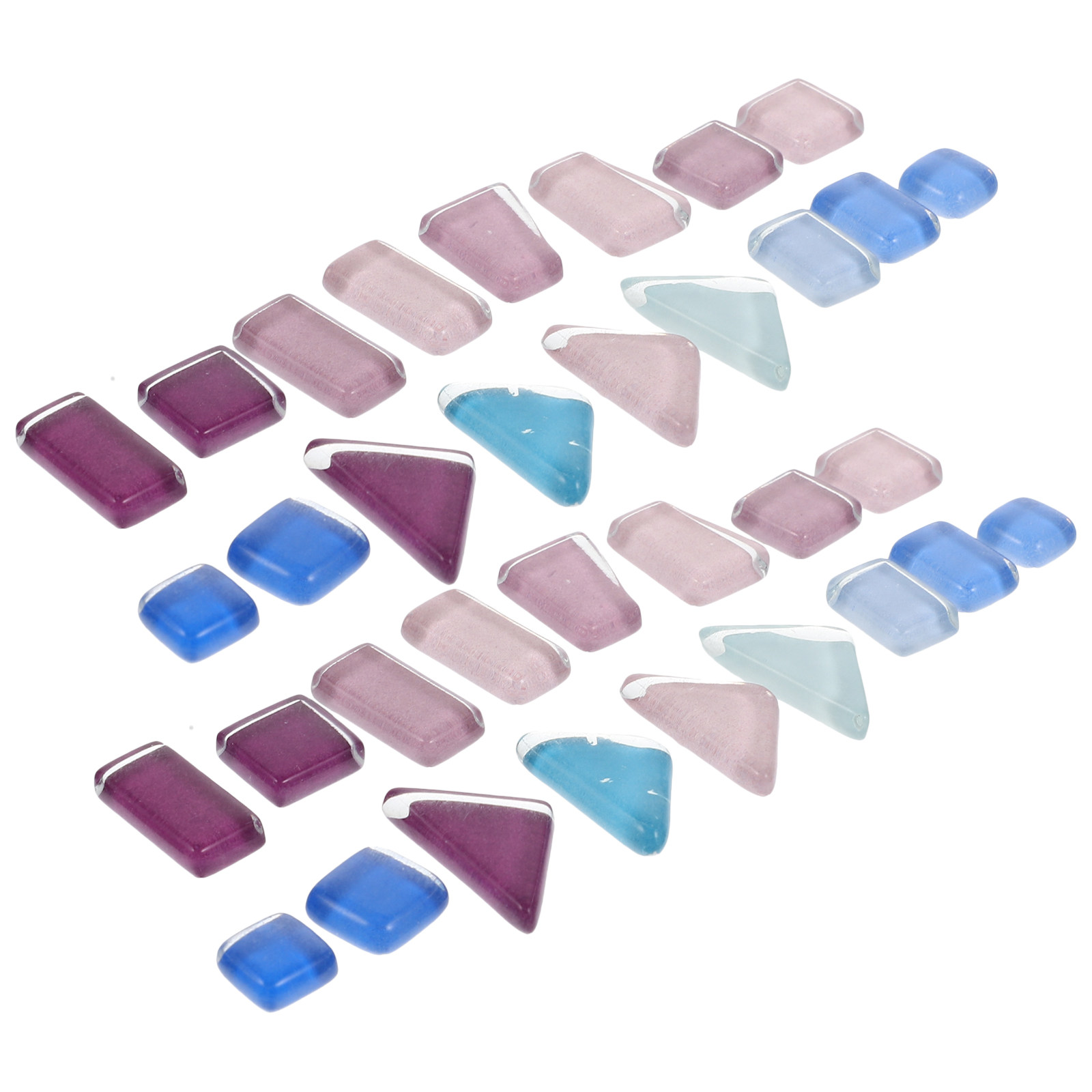 The Art And Craft Of Jewelry - 1Set Colorful Irregular Glass and Ceramic