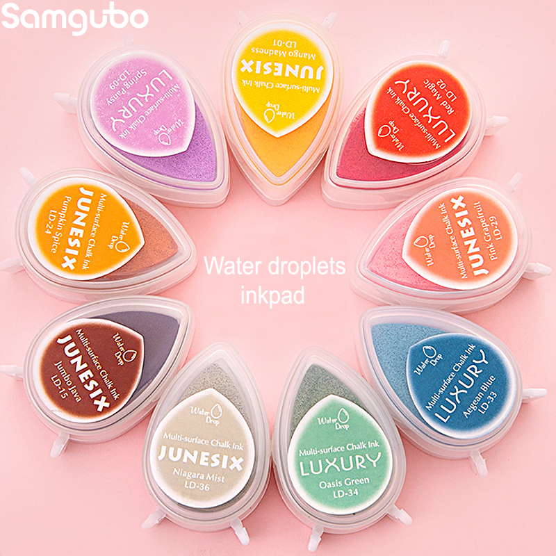 Stamping Ink Pad - DIY Creative Water Drop Inkpad Set