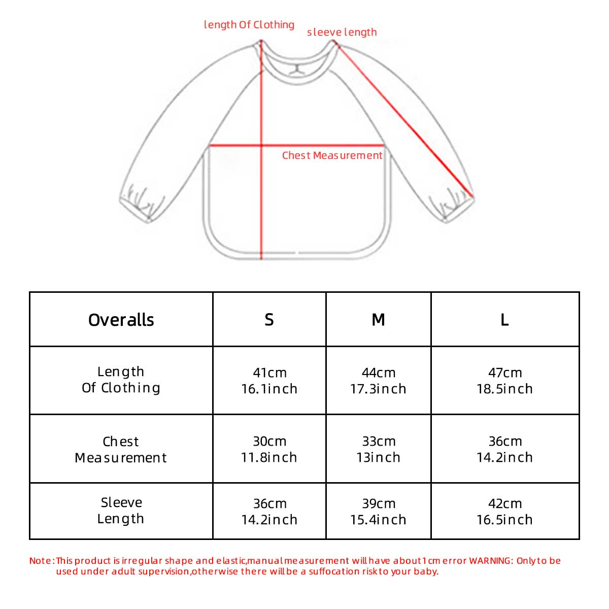 Kids Baby Long Sleeved PU Bibs - Art Craft Toddler recensione e prezzo