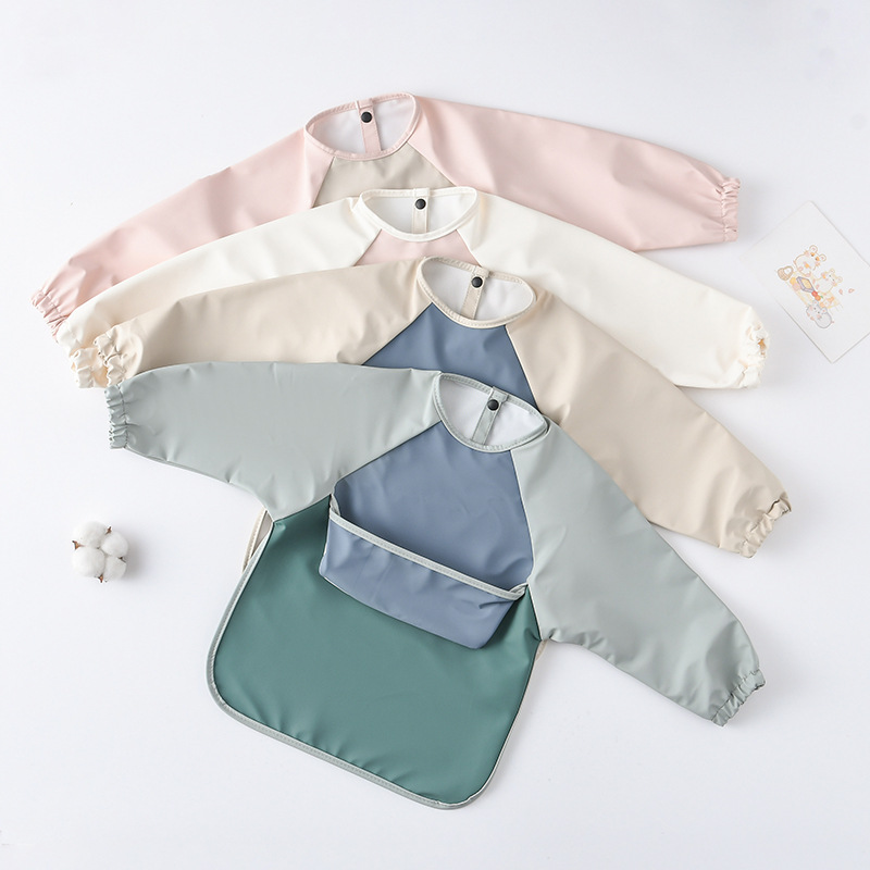 Kids Baby Long Sleeved PU Bibs - Art Craft Toddler recensione e prezzo