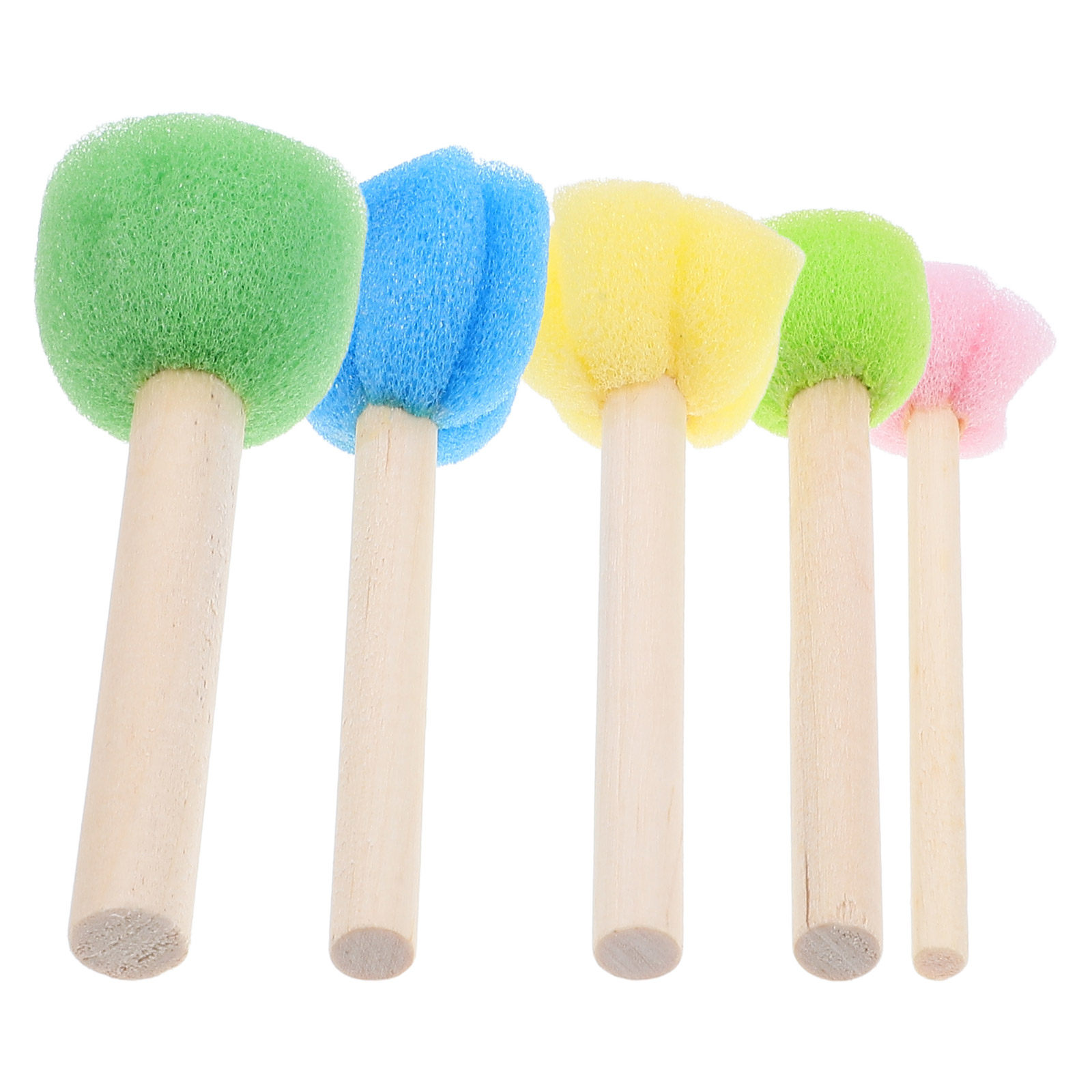 5Pcs Kids Sponge Brush Paintin - Art Craft Doodle recensione e prezzo