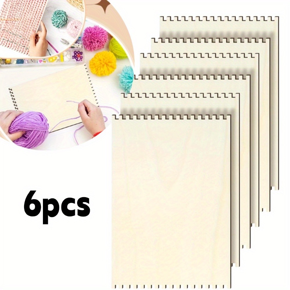 6 Pcs Beginners Wooden Weaving - Art Craft Education recensione e prezzo