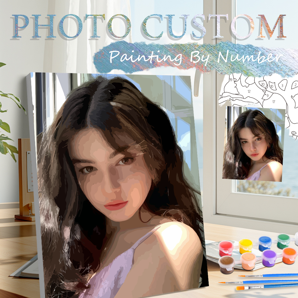 Photo Custom Painting By Numbe - Art Craft Number recensione e prezzo