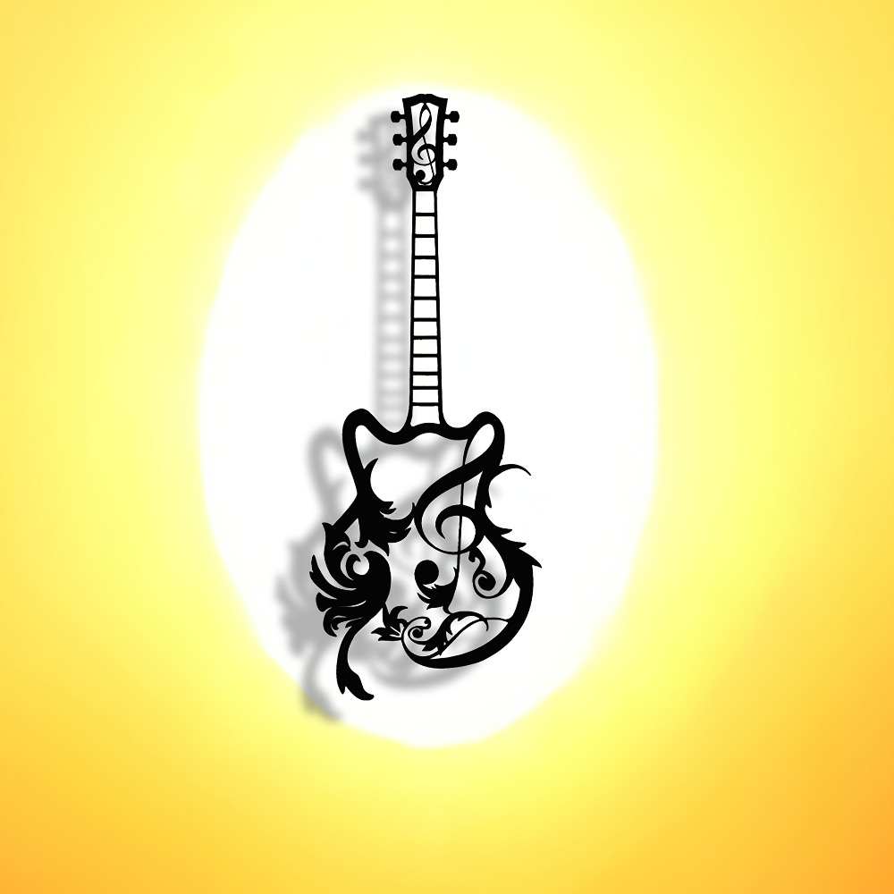 CIFbuy Forged Metal Guitar Wal - Art Craft Cafe recensione e prezzo