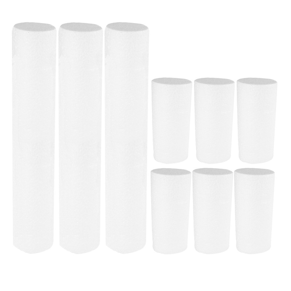 9Pcs White Foam Cylinders Soli - Art Craft Education recensione e prezzo