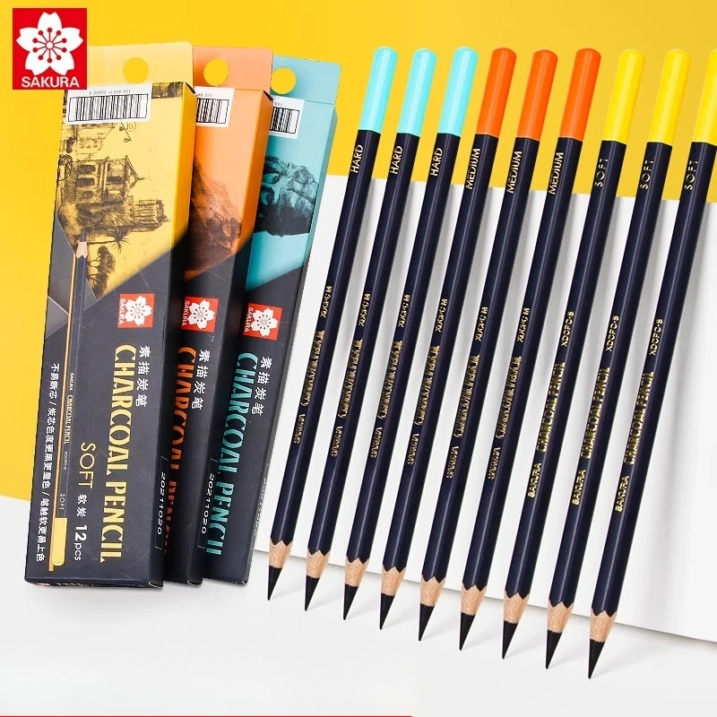 SAKURA Charcoal Pencil Sketchi - Sketching Charcoal Set recensione e prezzo