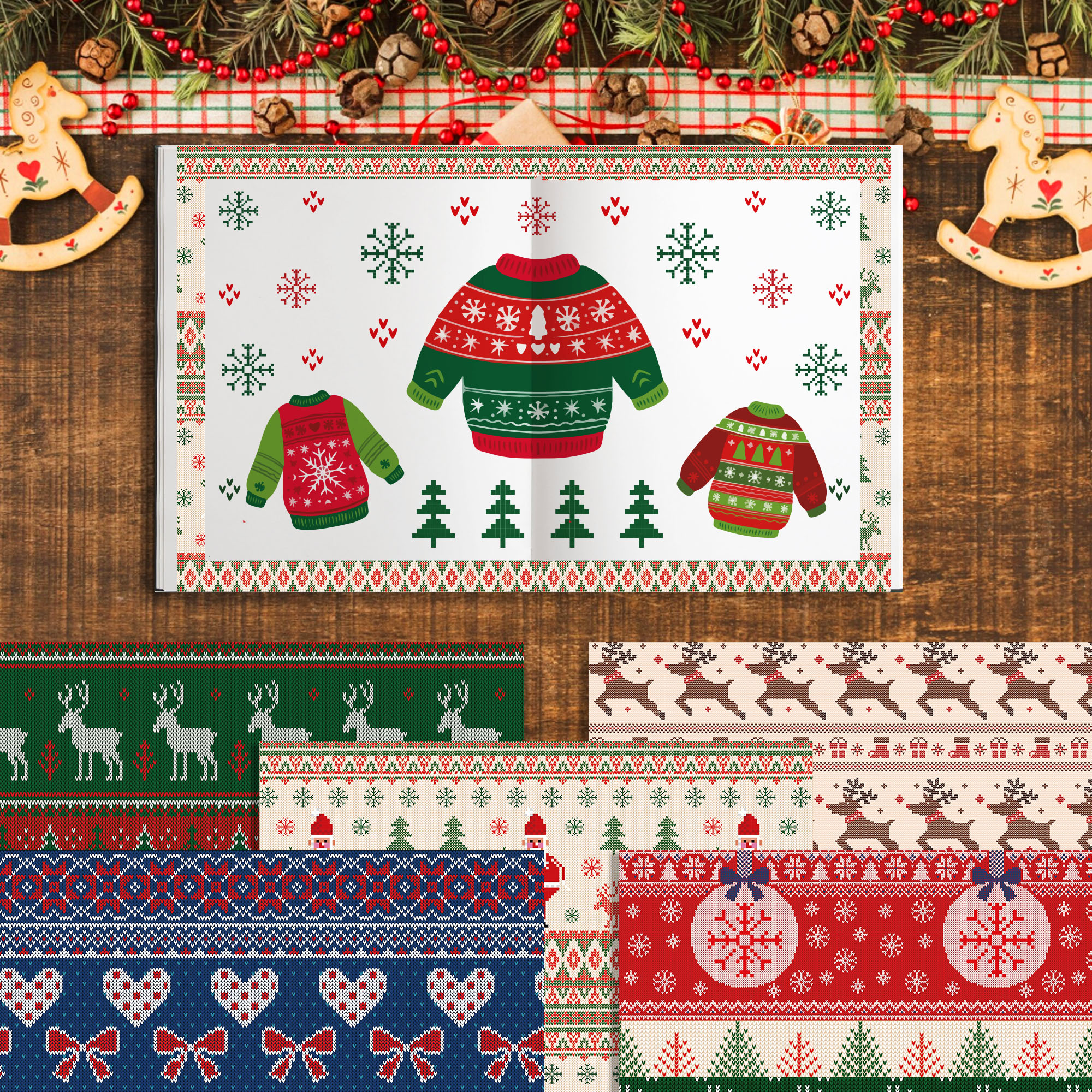 Christmas Washi Tape And Backg - Art Craft Background recensione e prezzo