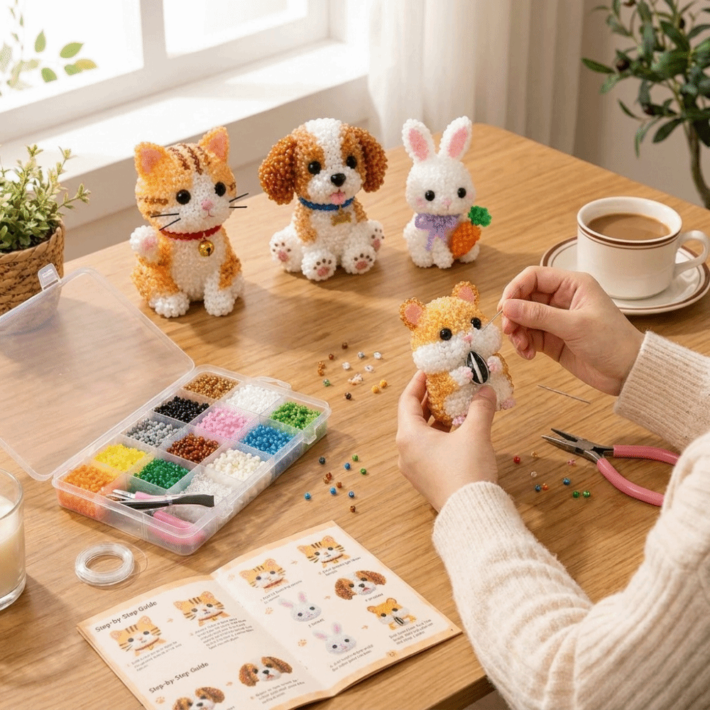 Handmade DIY Animal Bead Embro - Art Craft Education recensione e prezzo