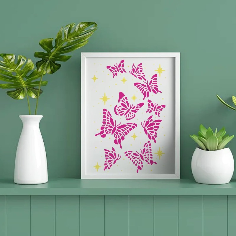 Butterfly Painting Stencil 11. - Art Craft Template recensione e prezzo