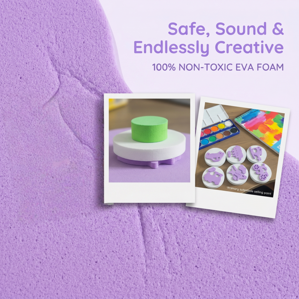 6Pcs EVA Vehicle Foam Stamps,  - Art Craft Education recensione e prezzo