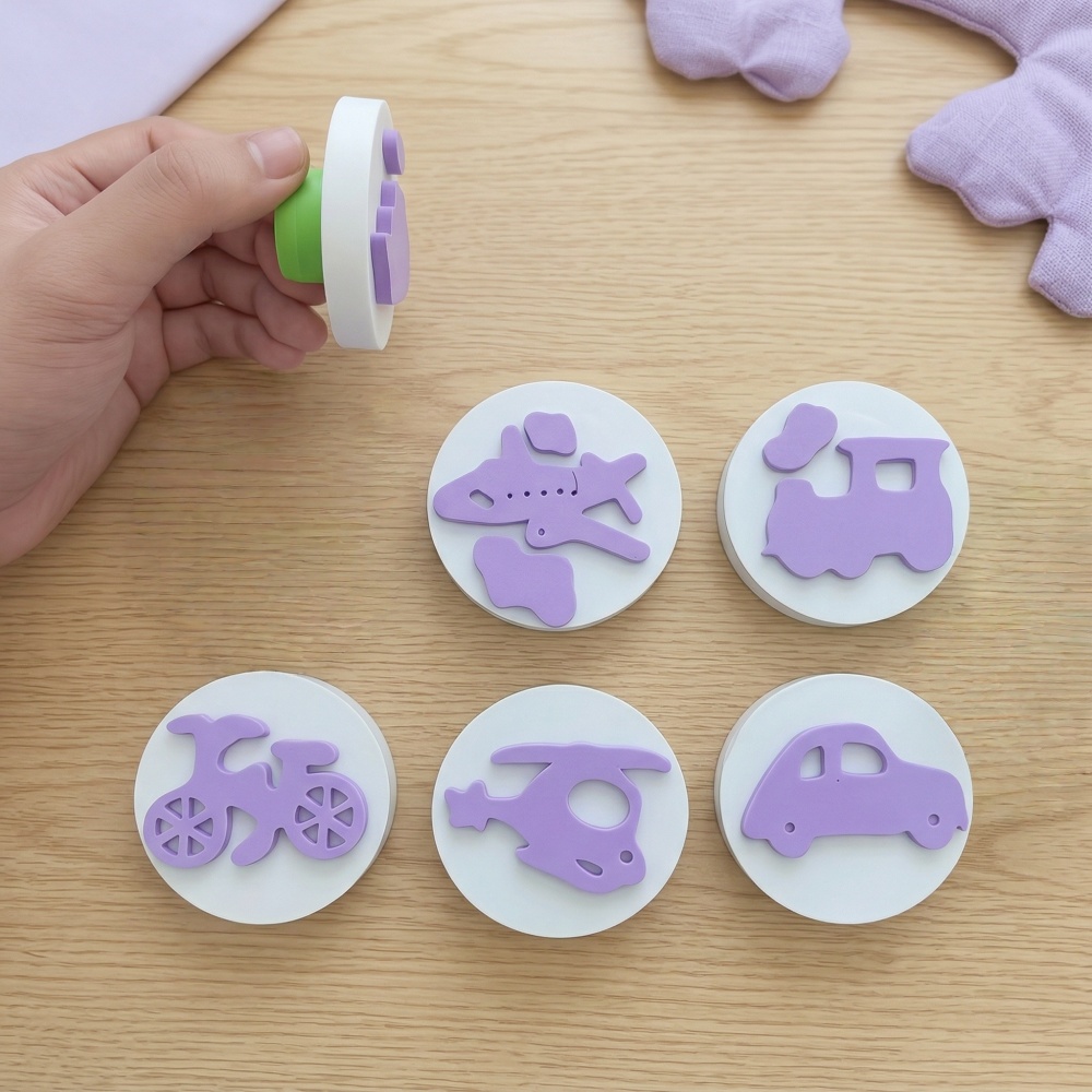 6Pcs EVA Vehicle Foam Stamps,  - Art Craft Education recensione e prezzo