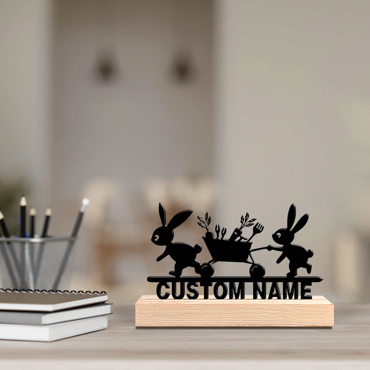 1pc Abstract The rabbit transp - Art Craft Rabbit recensione e prezzo