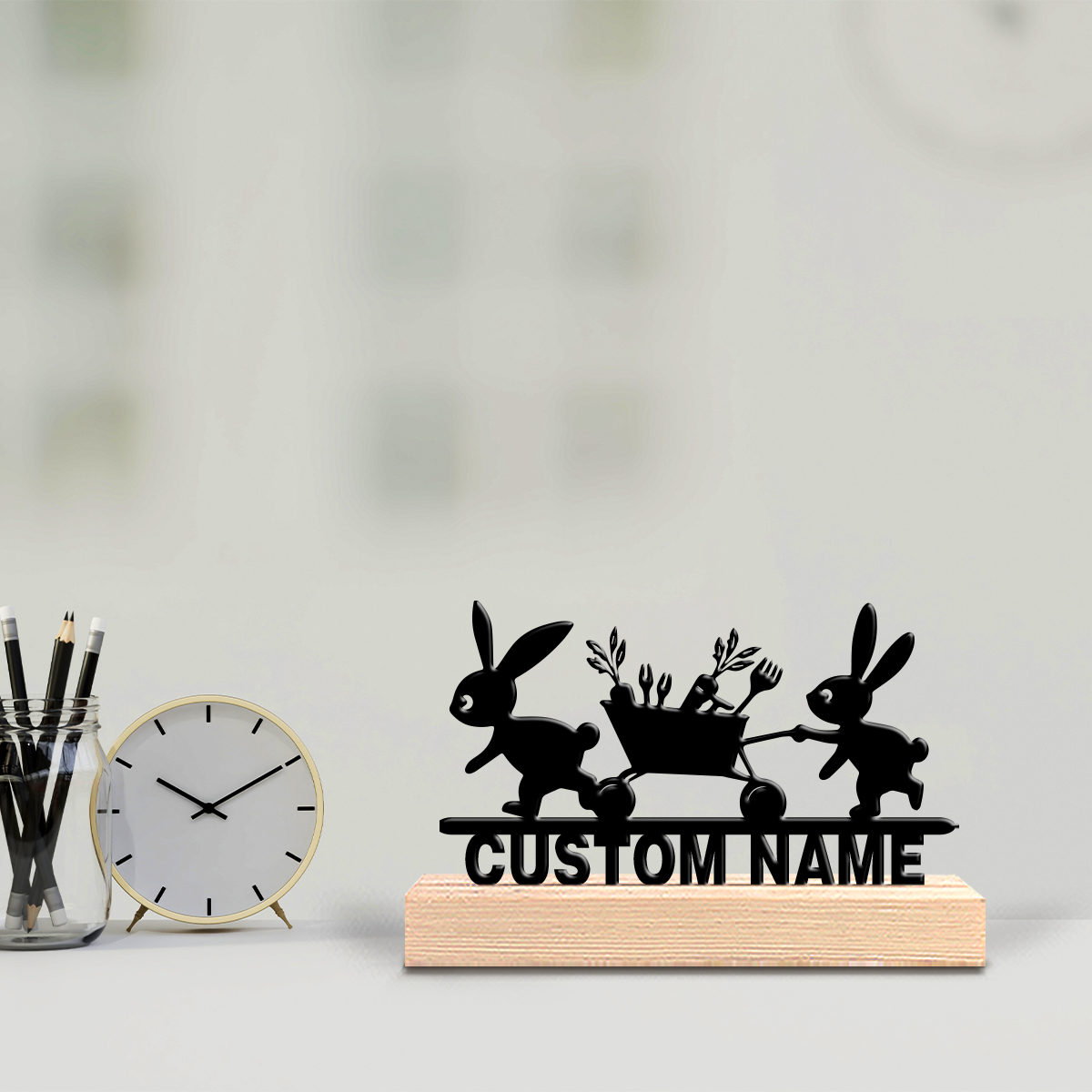 1pc Abstract The rabbit transp - Art Craft Rabbit recensione e prezzo