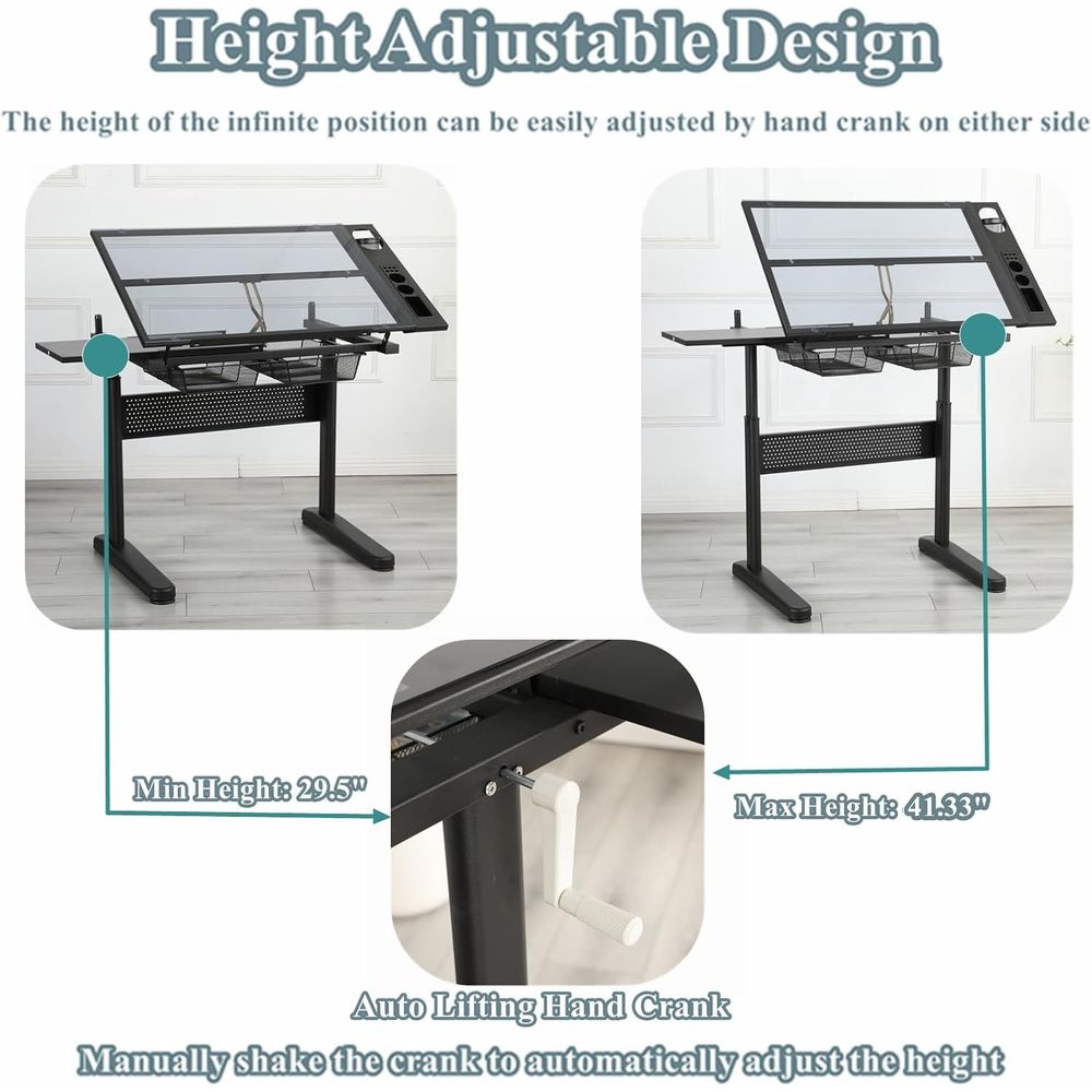 Adjustable Height Art Table wi - Art & Craft Of Problem Solving recensione e prezzo