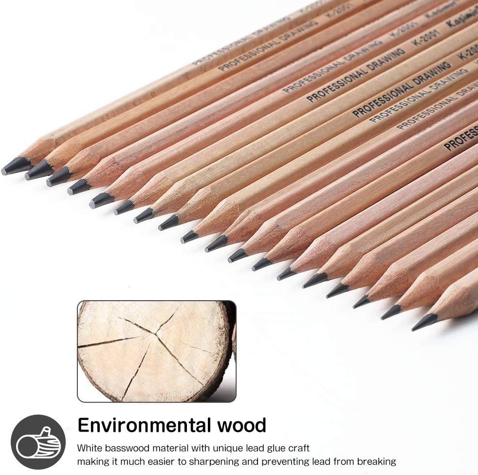Professional Drawing Pencil Se - Sketching Charcoal Set recensione e prezzo