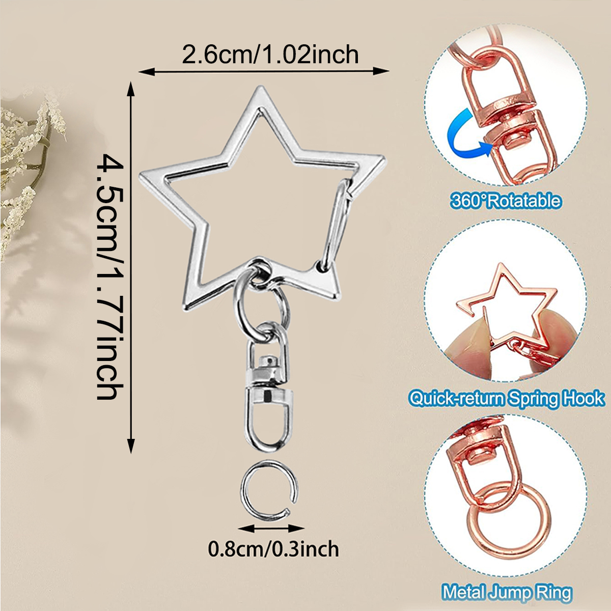 10/20/30/50 Set Star Shaped Ro - Art Craft Activity recensione e prezzo
