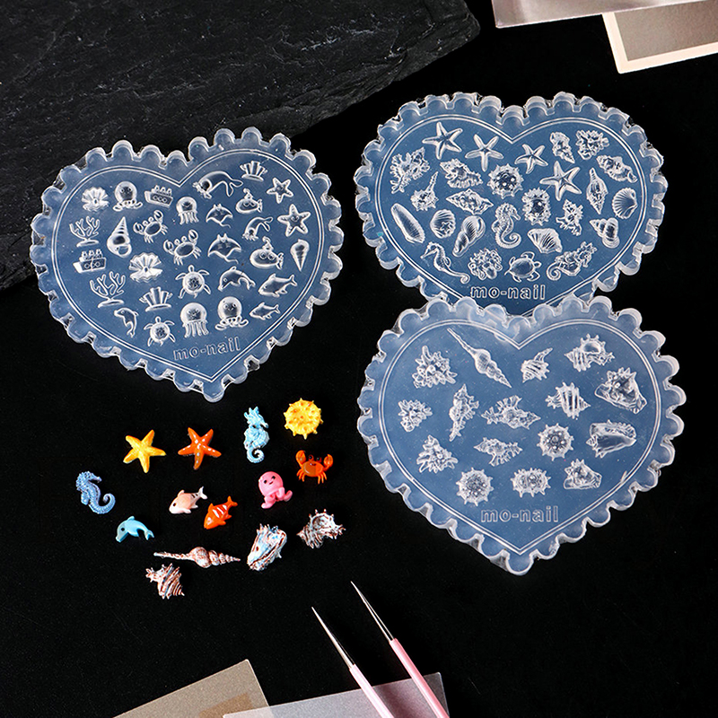1 Piec 3D Silicone Nail Carvin - Art Craft Jellyfish recensione e prezzo