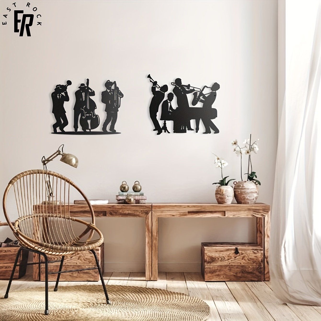 Metal Musician Silhouette Wall - Art Craft Cafe recensione e prezzo