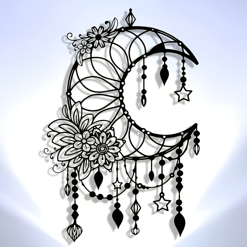 Elegant Gothic Crescent and Fl - Art Craft Cafe recensione e prezzo