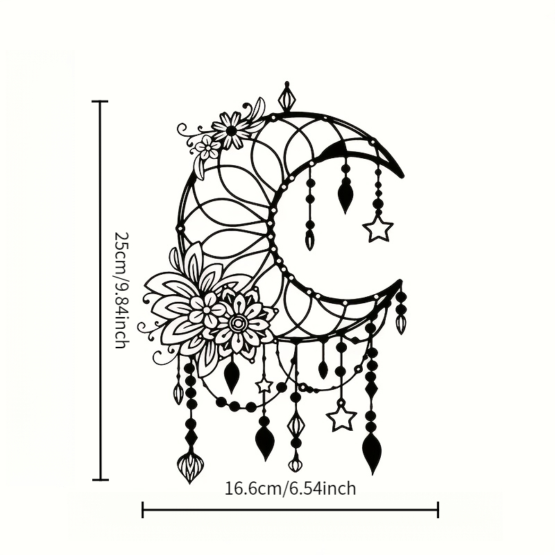 Elegant Gothic Crescent and Fl - Art Craft Cafe recensione e prezzo