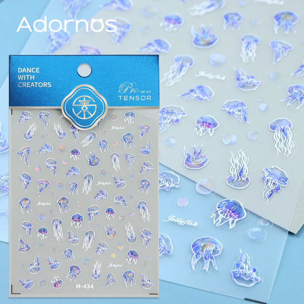 1Sheet Jellyfish Resin Sticker - Art Craft Jellyfish recensione e prezzo