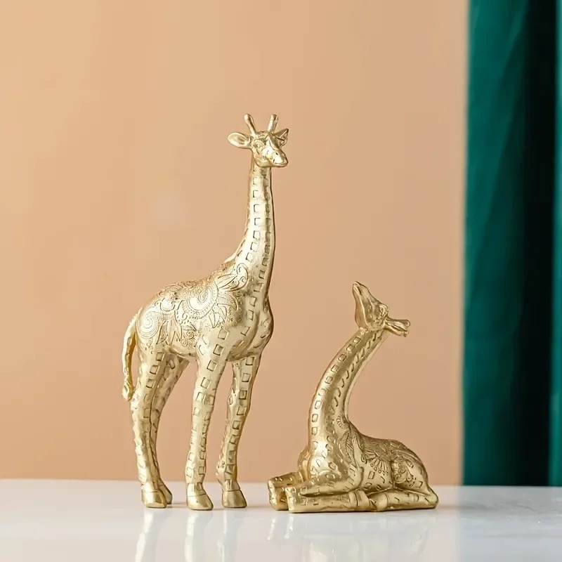 2pcs/set Giraffe Ornament, Gol - Art Craft Cafe recensione e prezzo