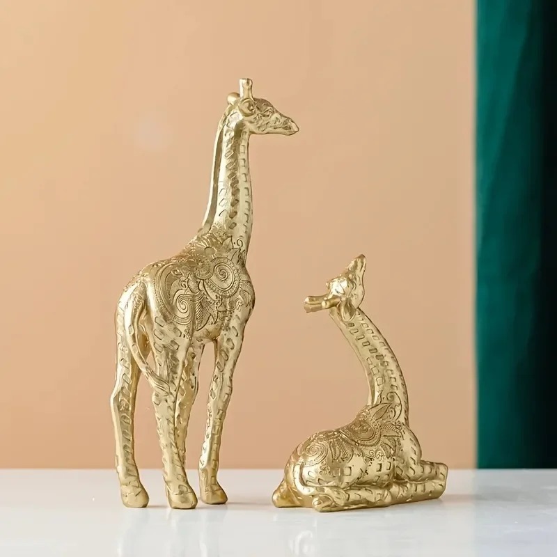 2pcs/set Giraffe Ornament, Gol - Art Craft Cafe recensione e prezzo