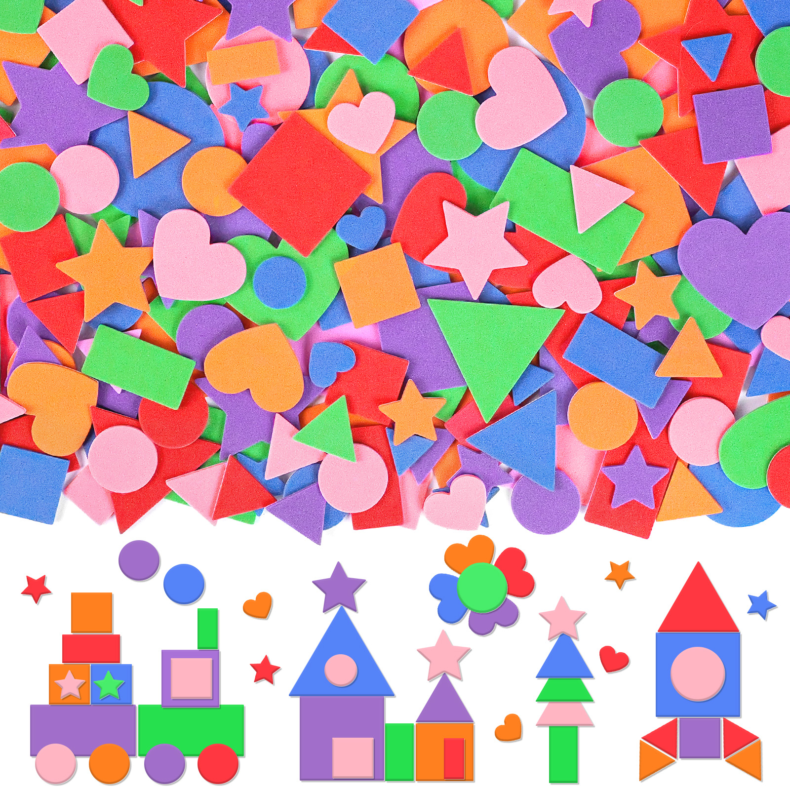 6/12/24 Sheets Non-Toxic EVA F - Art Craft Toddler recensione e prezzo
