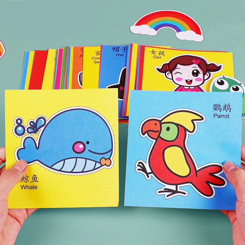 90 Sheets Kids Paper Cutting B - Art And Craft Vegetable recensione e prezzo
