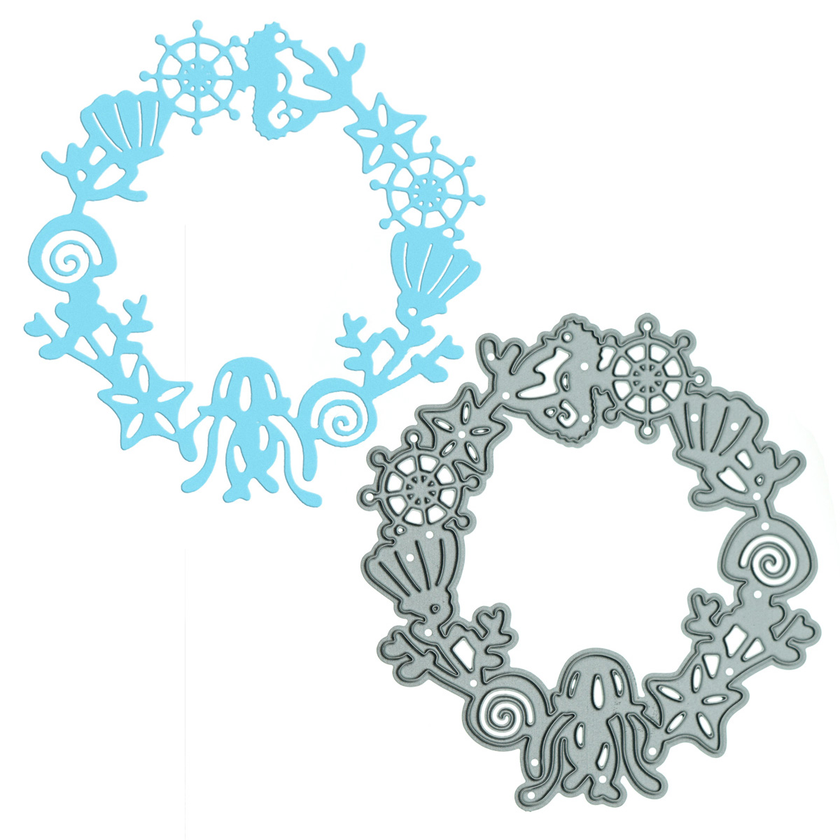 Small Nauticl Wreath Ocean Met - Art Craft Jellyfish recensione e prezzo