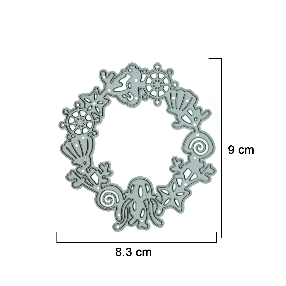 Small Nauticl Wreath Ocean Met - Art Craft Jellyfish recensione e prezzo