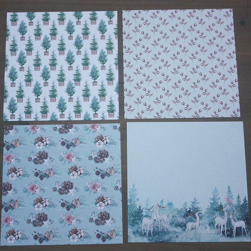 KLJUYP 24 Sheets Winter Time S - Art Craft Background recensione e prezzo