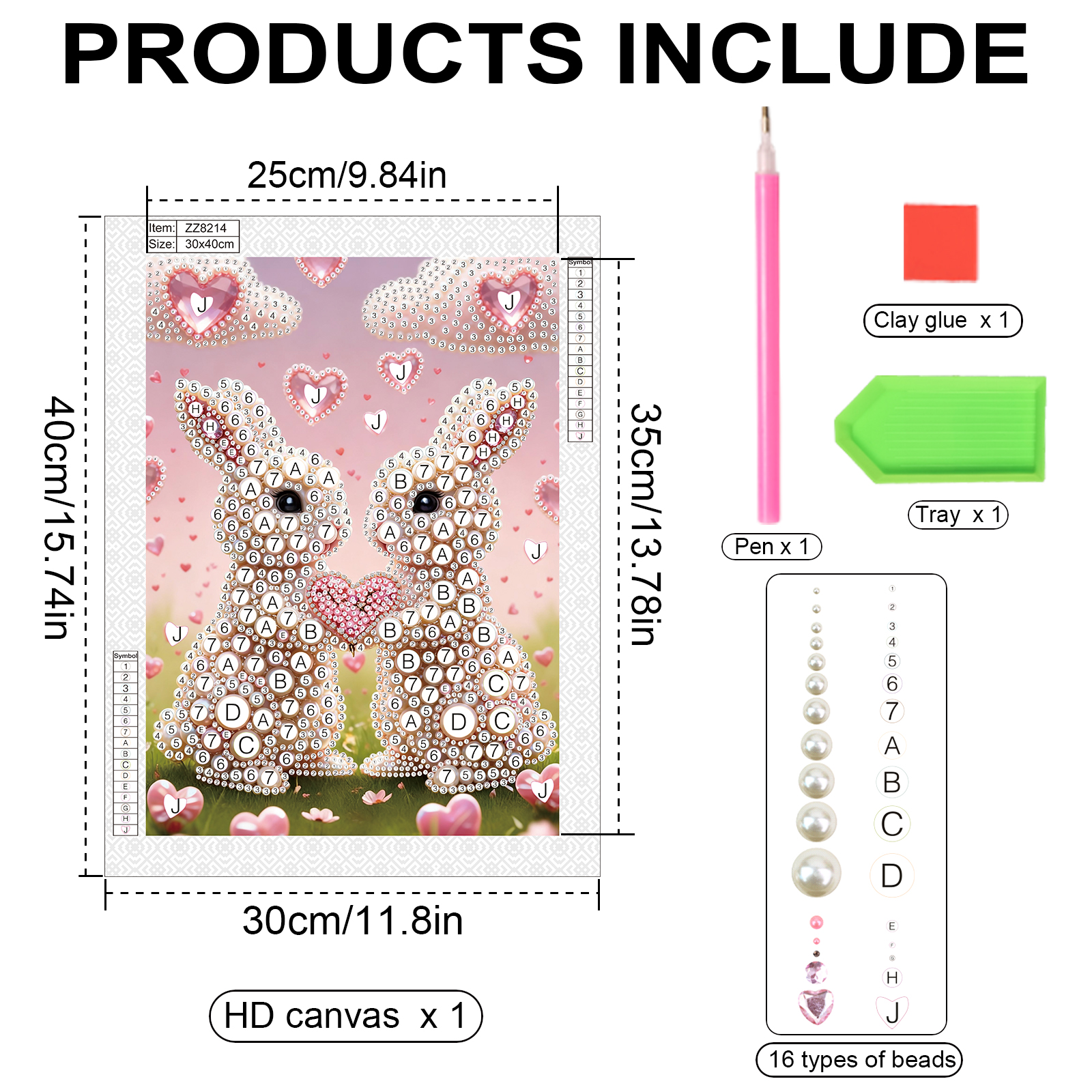 DIY Pearl Diamond Art Painting - Art Craft Rabbit recensione e prezzo