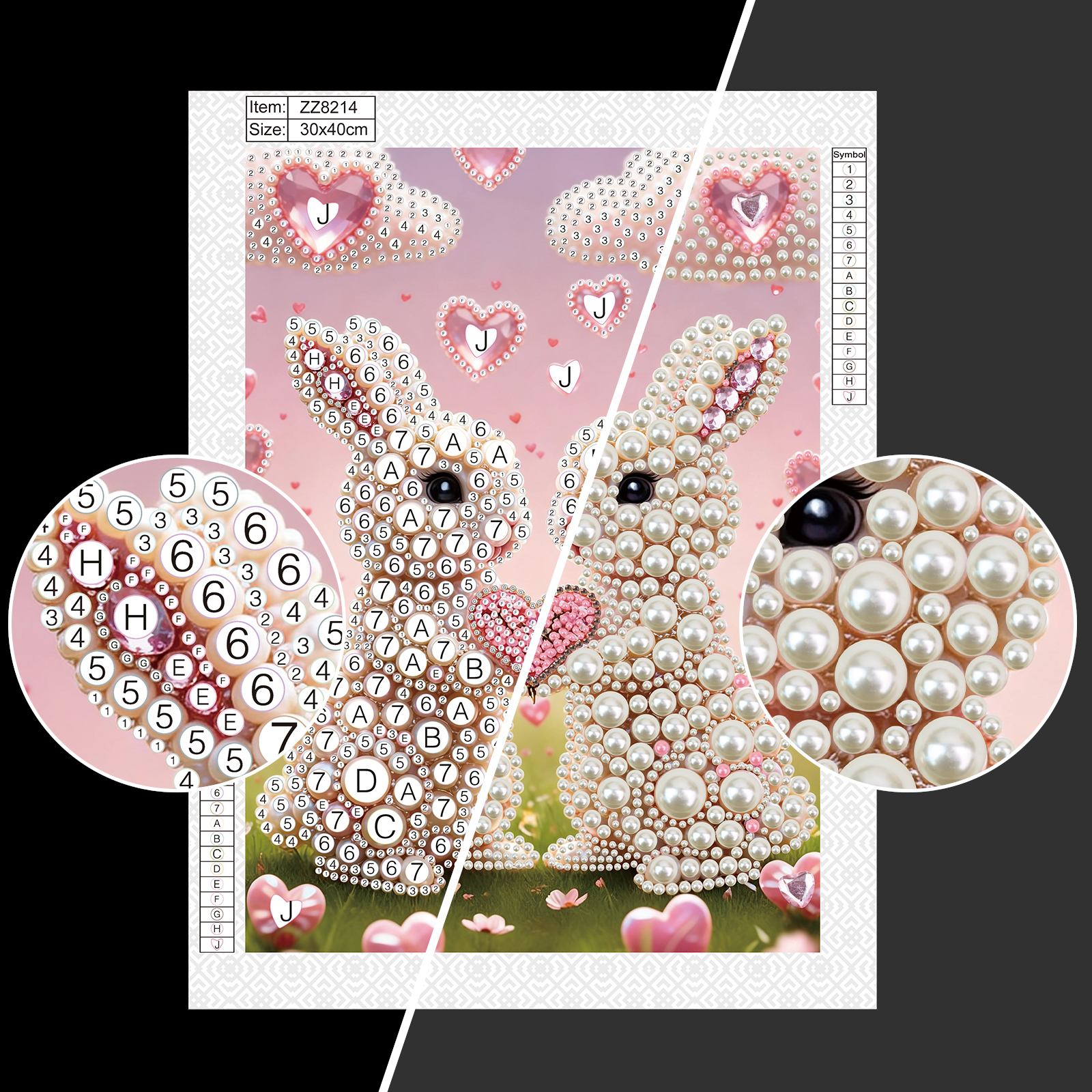 DIY Pearl Diamond Art Painting - Art Craft Rabbit recensione e prezzo