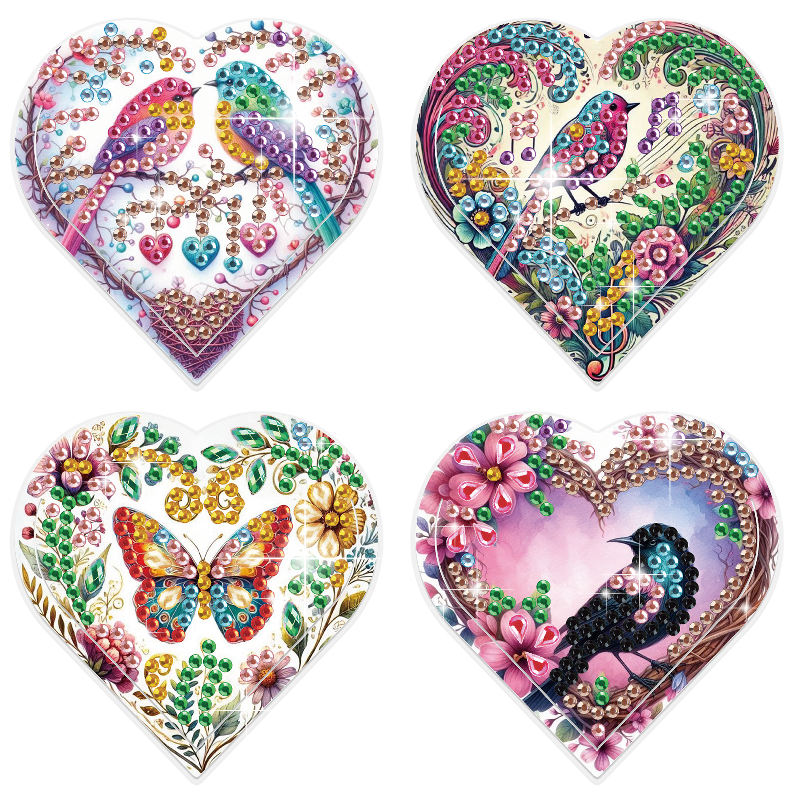 4PCS Diamond Painting Heart Sh - Art Craft Kits recensione e prezzo