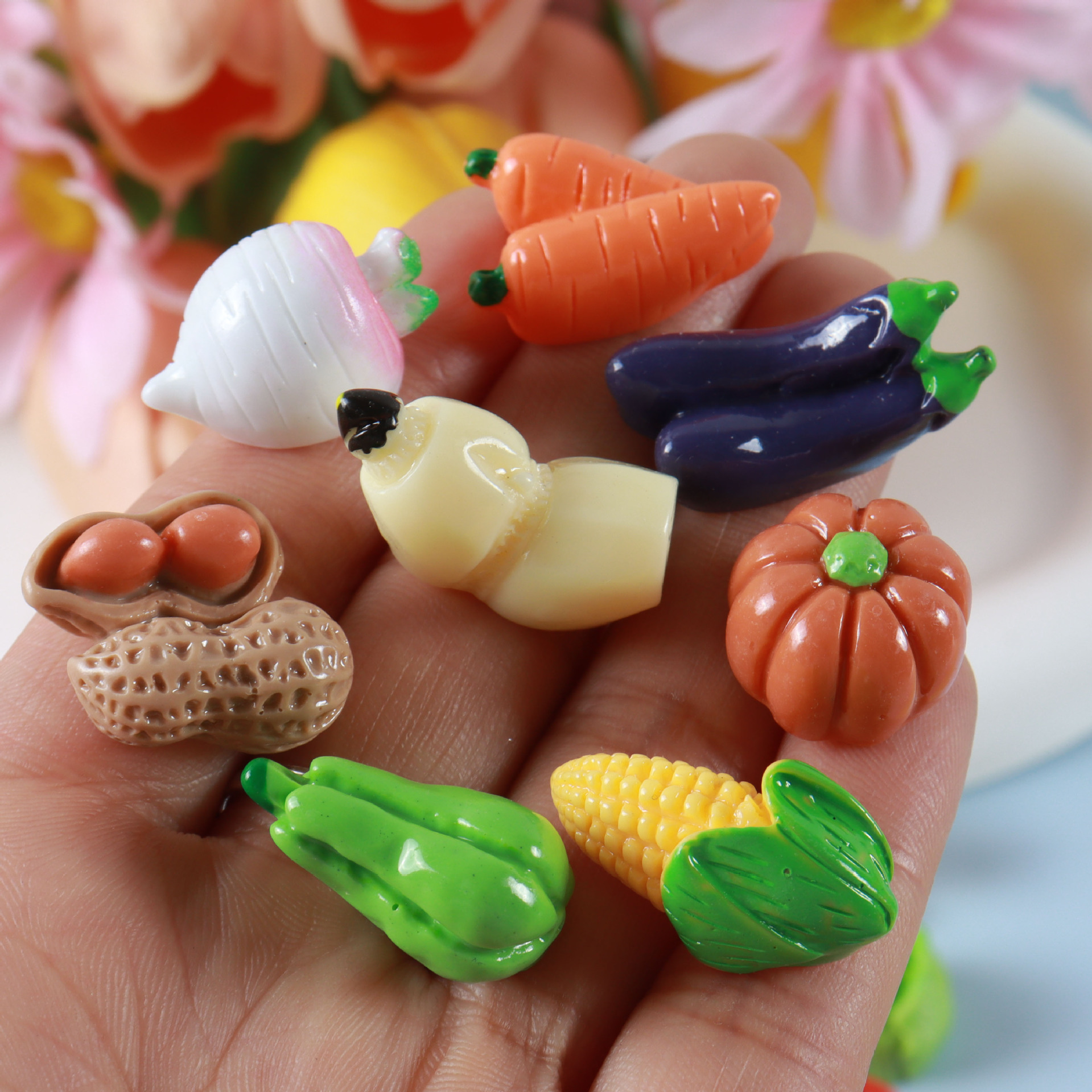 10pcs Vegetable Figurines Mini - Art And Craft Vegetable recensione e prezzo