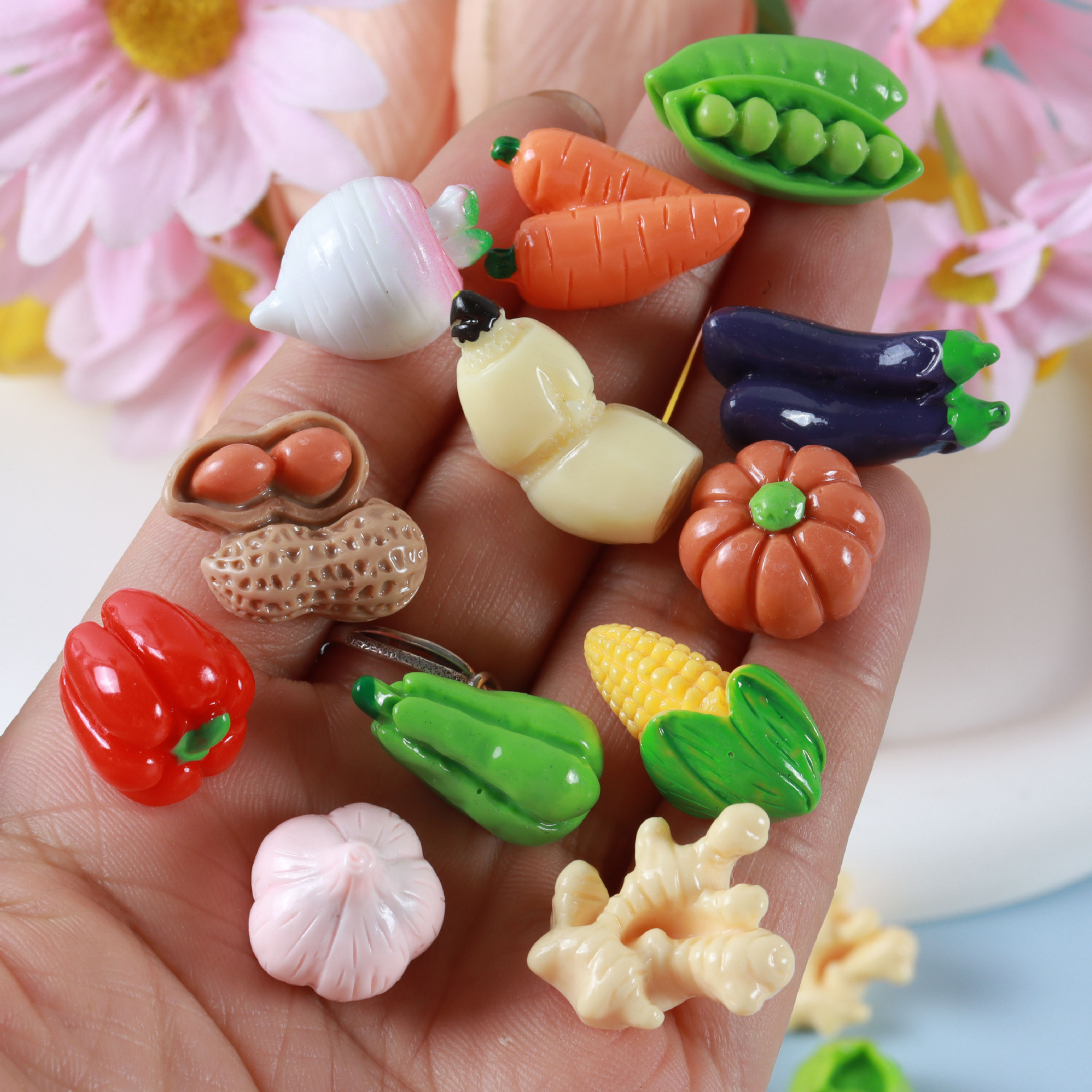 10pcs Vegetable Figurines Mini - Art And Craft Vegetable recensione e prezzo