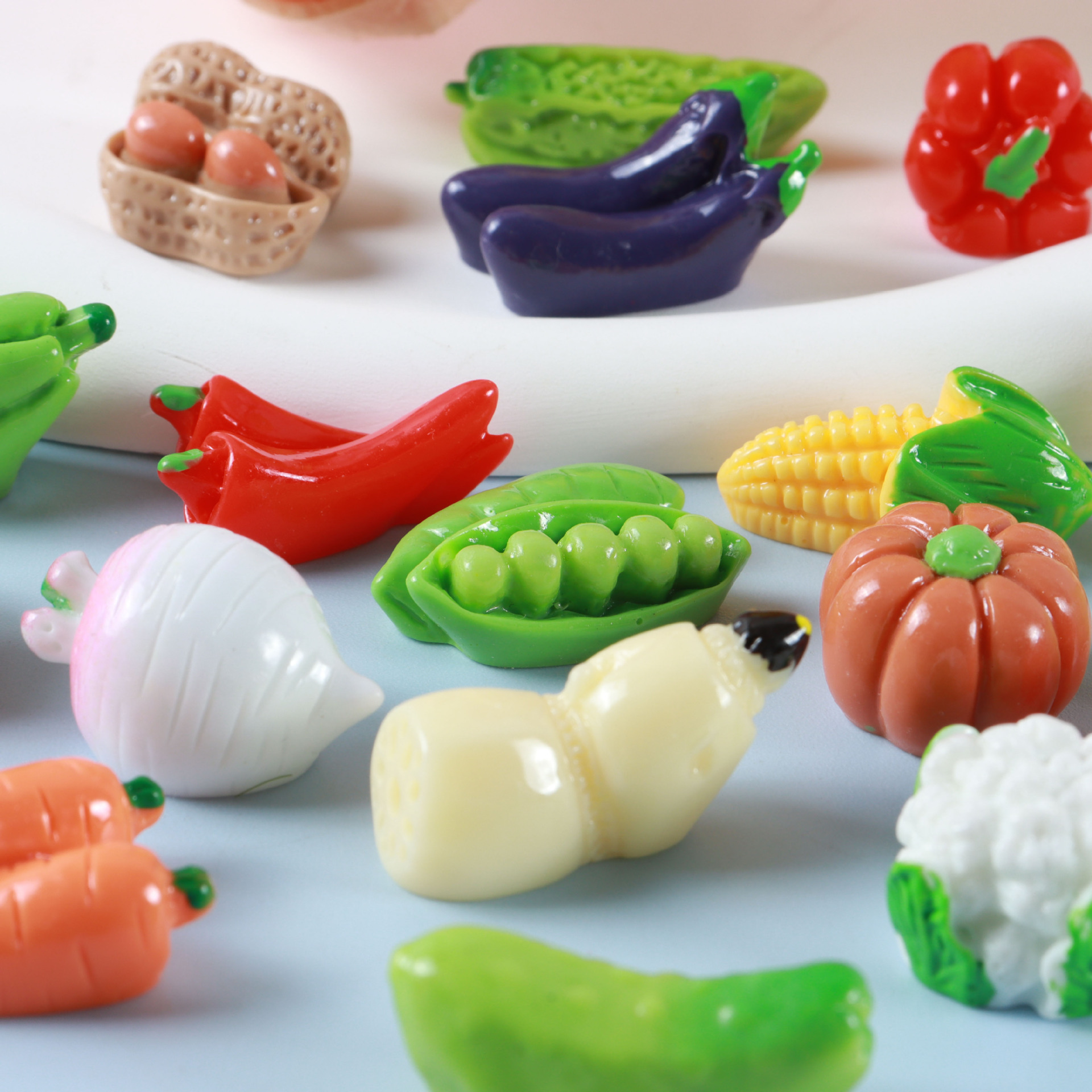 10pcs Vegetable Figurines Mini - Art And Craft Vegetable recensione e prezzo