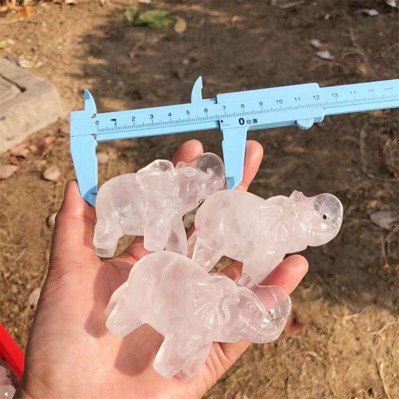 Natural Clear Quartz Elephant  - Art Craft Elephant recensione e prezzo