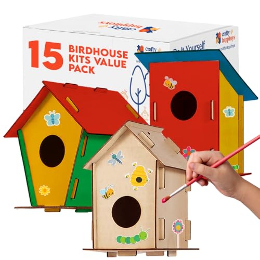 Kit - Unfinished Wood Bird Hou - Art Craft Wood recensione e prezzo